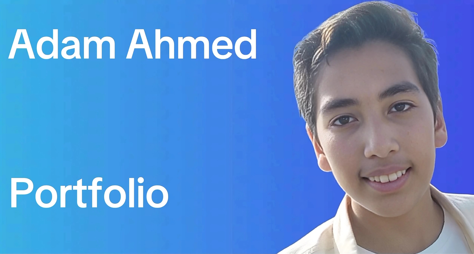Adam ahmed portfolio